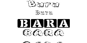 Coloriage Bara