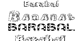 Coloriage Barabal