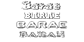 Coloriage Barae