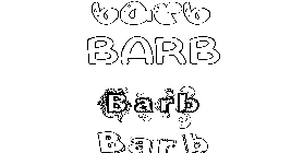 Coloriage Barb