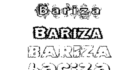 Coloriage Bariza