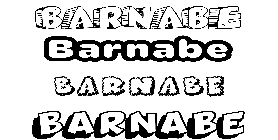 Coloriage Barnabe
