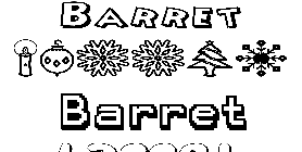 Coloriage Barret