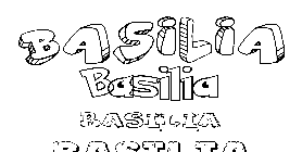 Coloriage Basilia