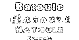 Coloriage Batoule