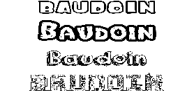 Coloriage Baudoin