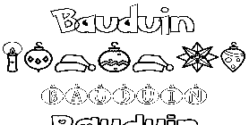 Coloriage Bauduin