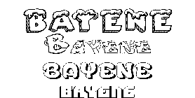 Coloriage Bayene