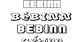 Coloriage Bébinn