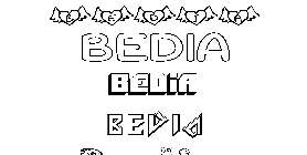 Coloriage Bedia