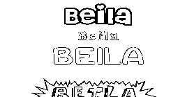 Coloriage Beila