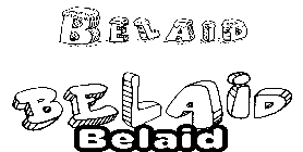 Coloriage Belaid