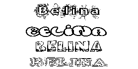 Coloriage Belina