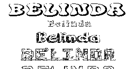 Coloriage Belinda
