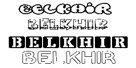 Coloriage Belkhir