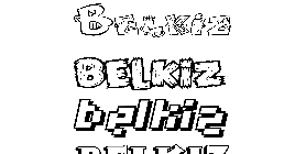 Coloriage Belkiz