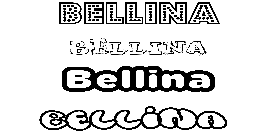 Coloriage Bellina