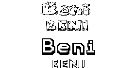 Coloriage Beni