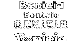 Coloriage Benicia