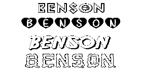 Coloriage Benson