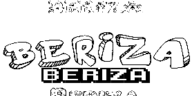 Coloriage Beriza