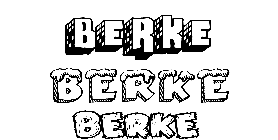 Coloriage Berke