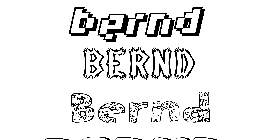 Coloriage Bernd