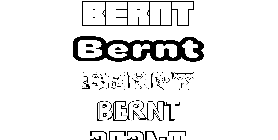 Coloriage Bernt