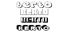 Coloriage Berto