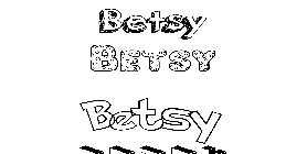 Coloriage Betsy