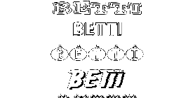 Coloriage Betti