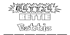 Coloriage Bettie