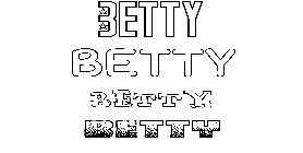 Coloriage Betty