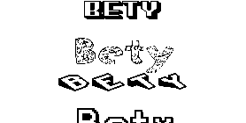 Coloriage Bety