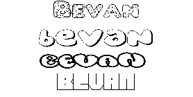 Coloriage Bevan