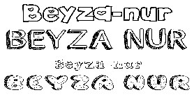 Coloriage Beyza-Nur