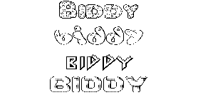 Coloriage Biddy