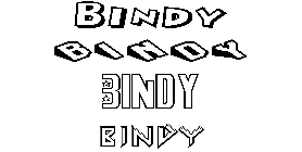 Coloriage Bindy