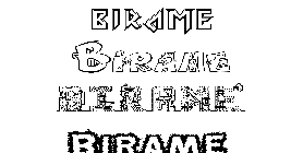 Coloriage Birame