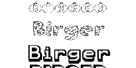 Coloriage Birger