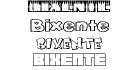 Coloriage Bixente