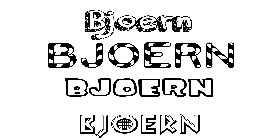 Coloriage Bjoern