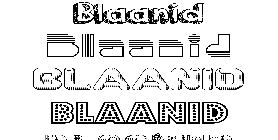 Coloriage Blaanid