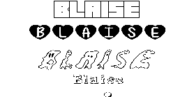 Coloriage Blaise