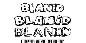 Coloriage Blanid
