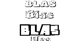 Coloriage Blas