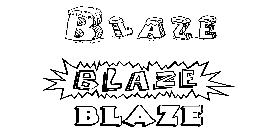 Coloriage Blaze