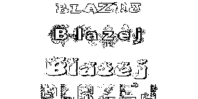 Coloriage Blazej