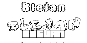 Coloriage Blejan