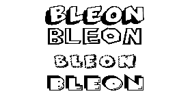 Coloriage Bleon